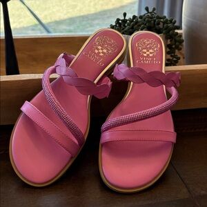 Vince Camuto pink sandals